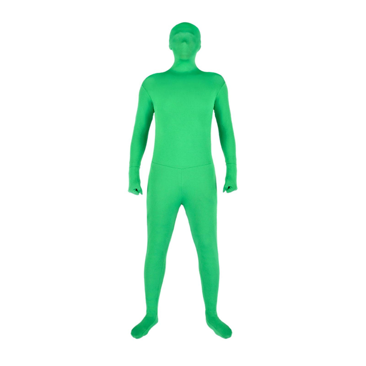 Maxbell Green Screen Bodysuit Full Body Greenman Suit for Photography Photo Film green 160cm
