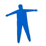 Maxbell Green Screen Bodysuit Full Body Greenman Suit for Photography Photo Film blue 170cm