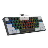 Maxbell Mechanical Gaming Keyboard Clear Characters Hot Swappable for Desktop Laptop