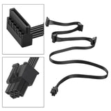 Maxbell Power Supply Cable Durable Portable PCI E 6Pin Power Cable for Modular Cable
