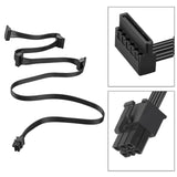Maxbell Power Supply Cable Durable Portable PCI E 6Pin Power Cable for Modular Cable