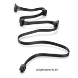 Maxbell Power Supply Cable Durable Portable PCI E 6Pin Power Cable for Modular Cable