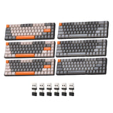 Maxbell Mechanical Keyboard 2 Connection Methods PBT Key Caps Keypad for Laptop Style A