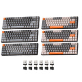 Maxbell Mechanical Keyboard 2 Connection Methods PBT Key Caps Keypad for Laptop Style A