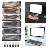 Maxbell Mechanical Keyboard 2 Connection Methods PBT Key Caps Keypad for Laptop Style A
