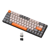 Maxbell Mechanical Keyboard 2 Connection Methods PBT Key Caps Keypad for Laptop Style A