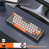 Maxbell Mechanical Keyboard 2 Connection Methods PBT Key Caps Keypad for Laptop Style A