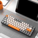 Maxbell Mechanical Keyboard 2 Connection Methods PBT Key Caps Keypad for Laptop Style A