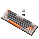 Maxbell Mechanical Keyboard 2 Connection Methods PBT Key Caps Keypad for Laptop Style B