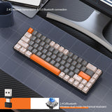 Maxbell Mechanical Keyboard 2 Connection Methods PBT Key Caps Keypad for Laptop Style B