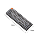 Maxbell Mechanical Keyboard 2 Connection Methods PBT Key Caps Keypad for Laptop Style F