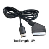 Maxbell SCART Cable 1.8M Length Sturdy RGB for DC Portable RGB SCART Cable