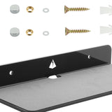 Maxbell Speaker Stand Hanger wall Mount for Sound Bars Speakers Black