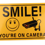 Maxbell Security Alert Sign 24 Hour Video Surveillance Sign for House Driveway Alert Style A
