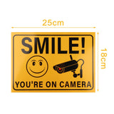 Maxbell Security Alert Sign 24 Hour Video Surveillance Sign for House Driveway Alert Style A