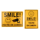 Maxbell Security Alert Sign 24 Hour Video Surveillance Sign for House Driveway Alert Style A