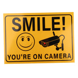 Maxbell Security Alert Sign 24 Hour Video Surveillance Sign for House Driveway Alert Style A