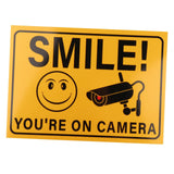 Maxbell Security Alert Sign 24 Hour Video Surveillance Sign for House Driveway Alert Style A
