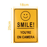 Maxbell Security Alert Sign 24 Hour Video Surveillance Sign for House Driveway Alert Style B
