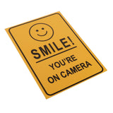 Maxbell Security Alert Sign 24 Hour Video Surveillance Sign for House Driveway Alert Style B