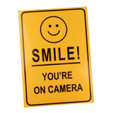 Maxbell Security Alert Sign 24 Hour Video Surveillance Sign for House Driveway Alert Style B