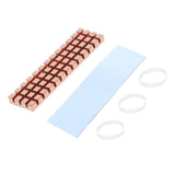 Maxbell 2280 M.2 SSD heat sink Cooling Radiator Easy Installation Durable Thermal Pad 4mm