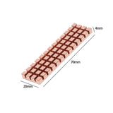 Maxbell 2280 M.2 SSD heat sink Cooling Radiator Easy Installation Durable Thermal Pad 4mm