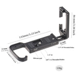 Maxbell L Shape Bracket Quick Release Plate /Aluminium L Bracket Plate for A7RV