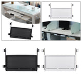 Maxbell under Desk Keyboard Drawer Tray Desk Extender for Home Office Easily Install Black