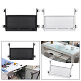 Maxbell under Desk Keyboard Drawer Tray Desk Extender for Home Office Easily Install Black