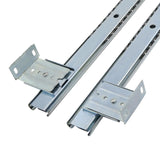 Maxbell under Desk Slider Track for Cabinet Pull Out Keyboard Drawer Tray Slide Rail White