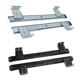 Maxbell under Desk Slider Track for Cabinet Pull Out Keyboard Drawer Tray Slide Rail White