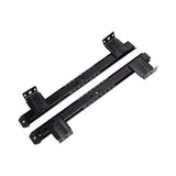 Maxbell under Desk Slider Track for Cabinet Pull Out Keyboard Drawer Tray Slide Rail Black
