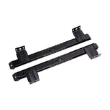 Maxbell under Desk Slider Track for Cabinet Pull Out Keyboard Drawer Tray Slide Rail Black