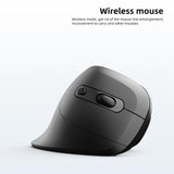 Maxbell Wireless Vertical Mouse Convenient Ergonomic Design for Desktop Dorm Tablet