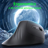 Maxbell Wireless Vertical Mouse Convenient Ergonomic Design for Desktop Dorm Tablet