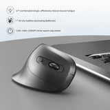 Maxbell Wireless Vertical Mouse Convenient Ergonomic Design for Desktop Dorm Tablet