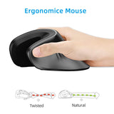Maxbell Wireless Vertical Mouse Convenient Ergonomic Design for Desktop Dorm Tablet