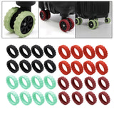 Maxbell 8 Pieces Travel Suitcases Wheels Cover More Quiet Trolley Case Casters Cover A