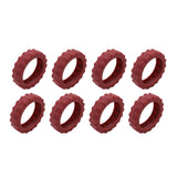 Maxbell 8 Pieces Travel Suitcases Wheels Cover More Quiet Trolley Case Casters Cover A