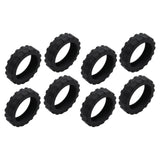 Maxbell 8 Pieces Travel Suitcases Wheels Cover More Quiet Trolley Case Casters Cover B