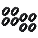 Maxbell 8 Pieces Travel Suitcases Wheels Cover More Quiet Trolley Case Casters Cover B