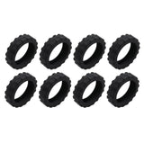 Maxbell 8 Pieces Travel Suitcases Wheels Cover More Quiet Trolley Case Casters Cover B