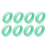 Maxbell 8 Pieces Travel Suitcases Wheels Cover More Quiet Trolley Case Casters Cover C