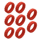 Maxbell 8 Pieces Travel Suitcases Wheels Cover More Quiet Trolley Case Casters Cover D