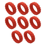 Maxbell 8 Pieces Travel Suitcases Wheels Cover More Quiet Trolley Case Casters Cover D