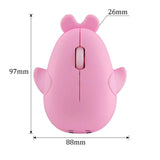Maxbell Dolphin Shape Wired Mouse Gift Cute Desktop Mouse for Computer PC Laptop Boy pink
