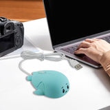 Maxbell Dolphin Shape Wired Mouse Gift Cute Desktop Mouse for Computer PC Laptop Boy blue
