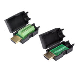 Maxbell HDMI Male 19Pin Adapter TV Plug for PC Graphics Card HDMI Extender Accessory A