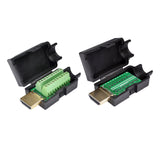 Maxbell HDMI Male 19Pin Adapter TV Plug for PC Graphics Card HDMI Extender Accessory A